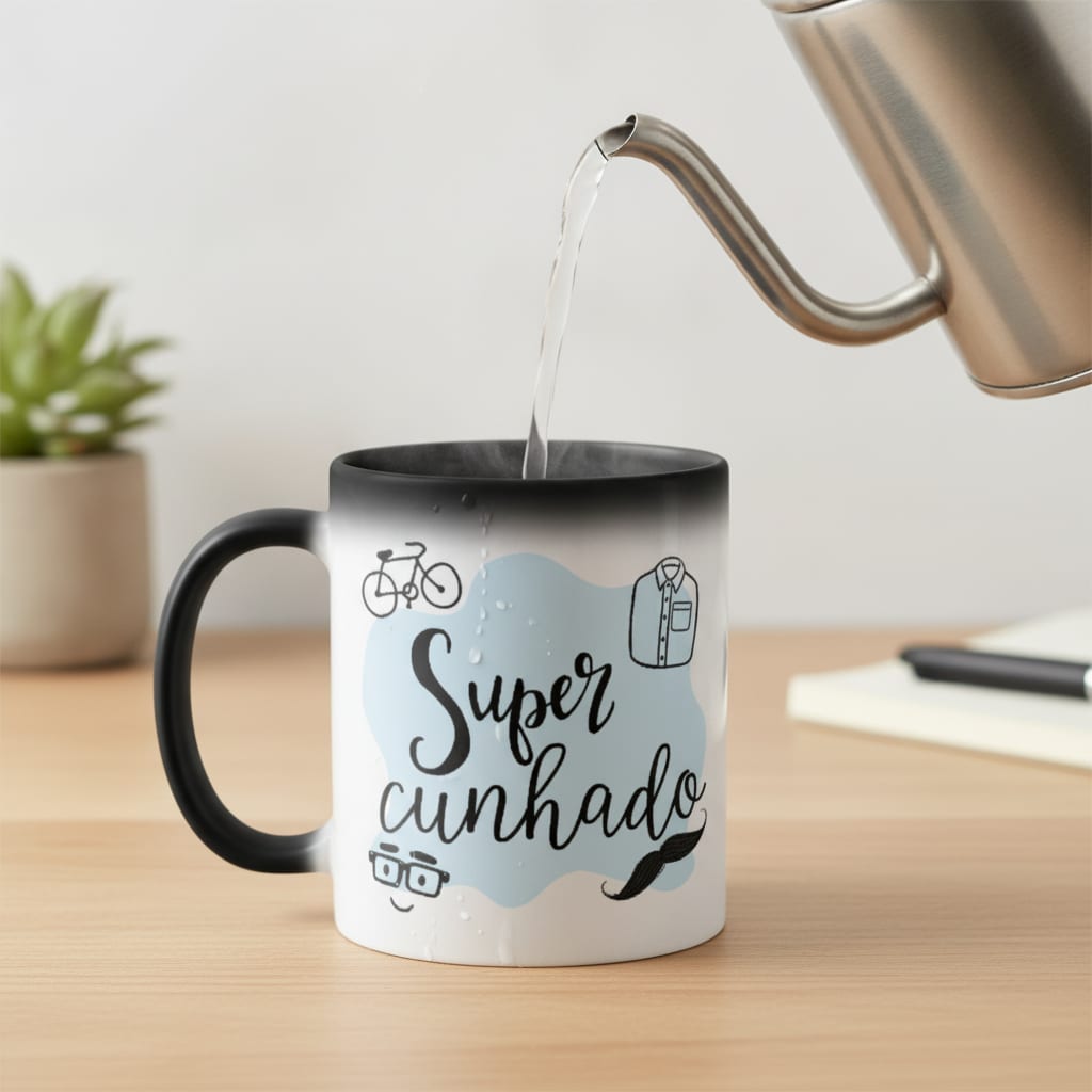 Caneca Mágica Presente Criativo Especial para Super Cunhado