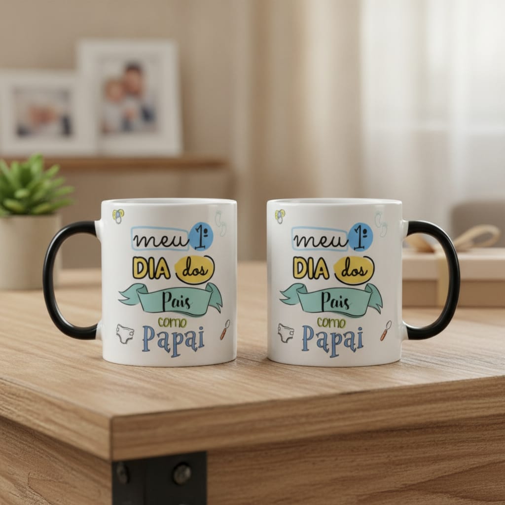 Caneca Mágica Presente Criativo Para O Dia Dos Pais - Família (Pai)