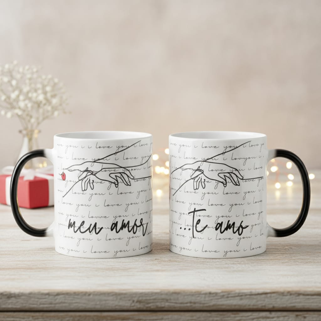 Caneca Mágica Presente Criativo Romântico Casal Namorados - Outros (Casal)