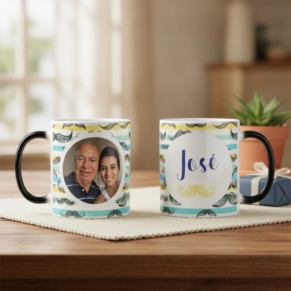 Caneca Mágica Presente Masculino Personalizado Pai Padrinho - Família (Pai)