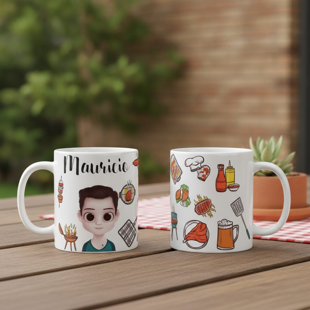 Caneca Masculina Presente Criativo Homem Churrasqueiro - Hobbies (Churrasqueiro )