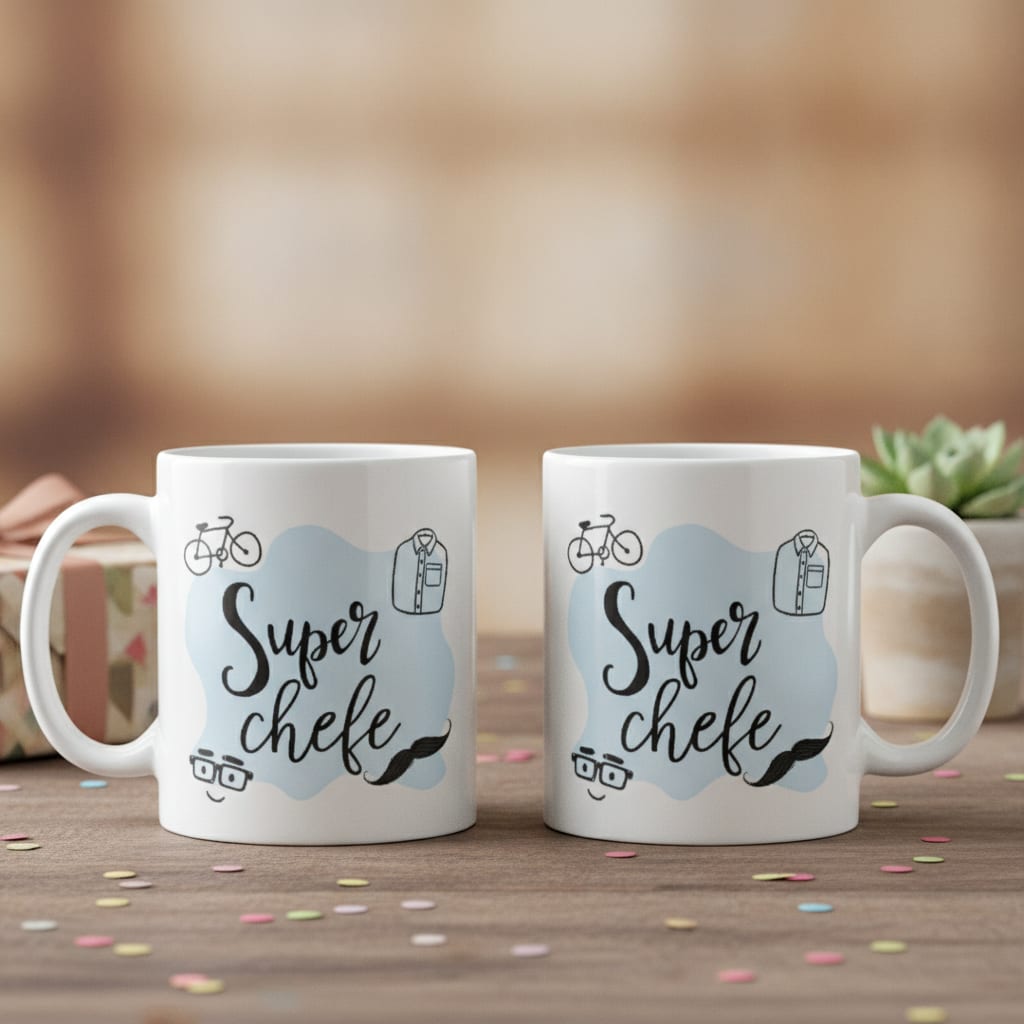Caneca Masculina Presente de Aniversário para Super Chefe - Outros (chefe)
