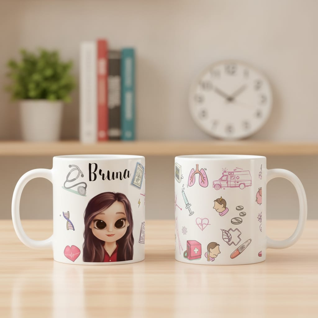 Caneca Medicina Presente Formatura Médicos