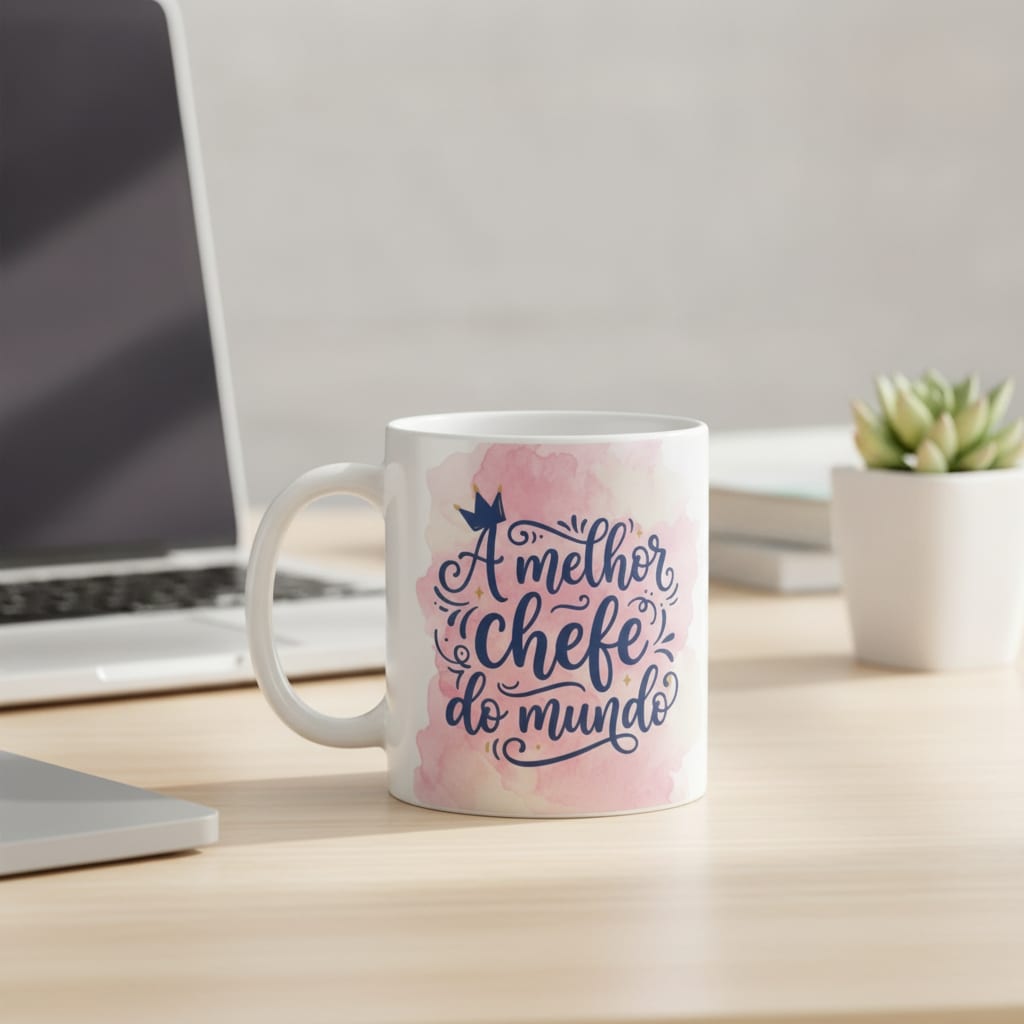 Caneca Chefe Presente Feminino Gestora Pronta Entrega Profissões