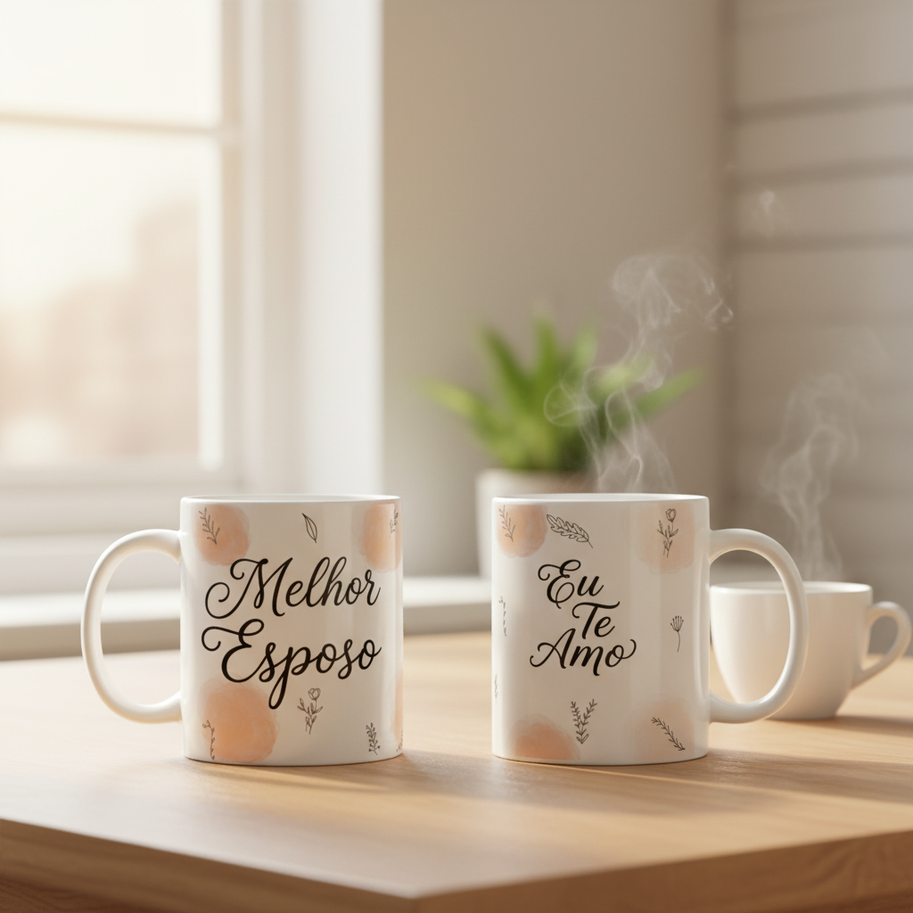 Caneca Melhor Esposo - Branca - Outros (Casal)