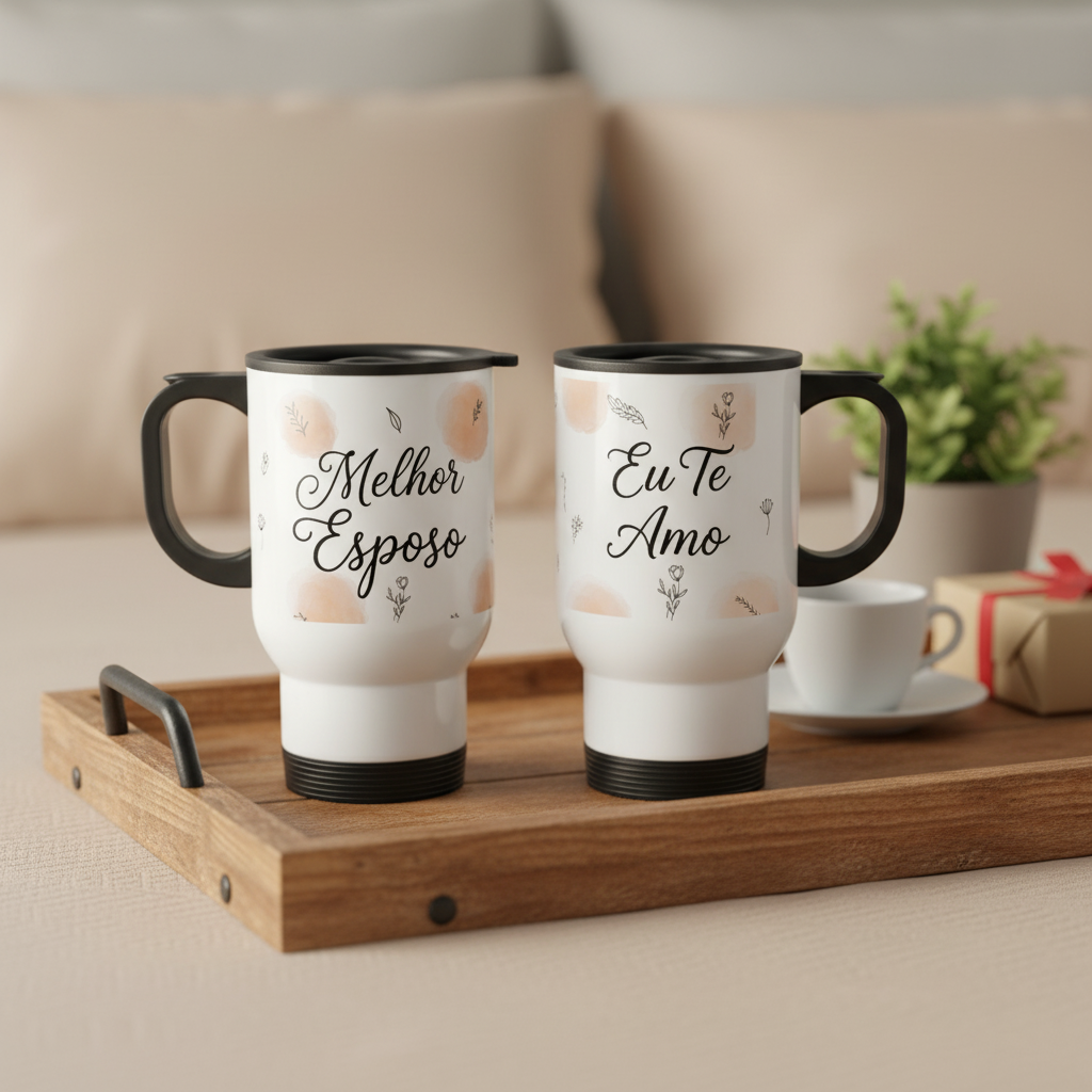 Caneca Melhor Esposo - Térmico - Outros (Casal)