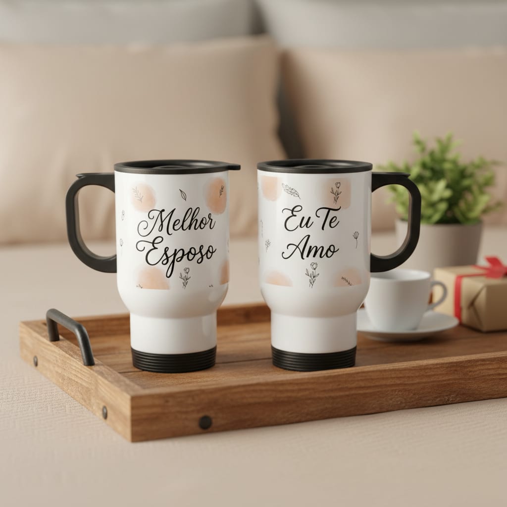 Caneca Melhor Esposo - Térmico - Outros (Casal)
