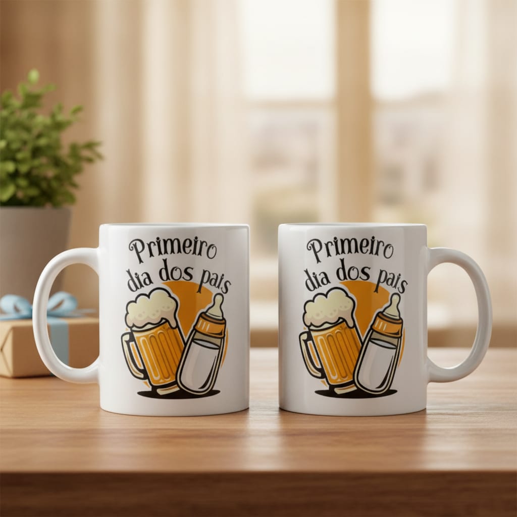 Caneca Pai Cervejeiro Presente Primeiro Dia Dos Pais - Família (Pai)