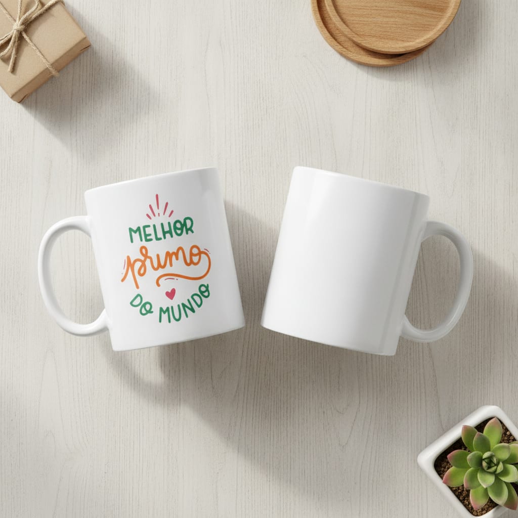 Caneca Personaliza Especial para Presentear Melhor Primo - Família (Primo(a))