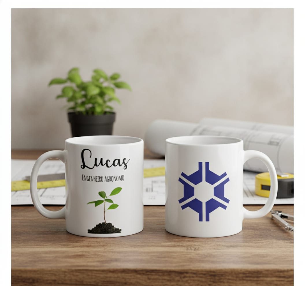 Caneca Personalizada Agronomia Profissão Engenheiro Agrônomo - Profissões (Engenheiro(a))
