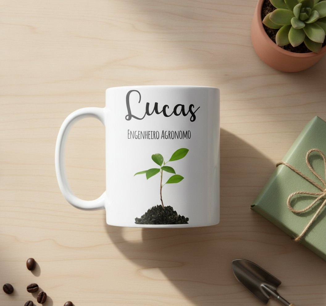 Caneca Personalizada Agronomia Profissão Engenheiro Agrônomo