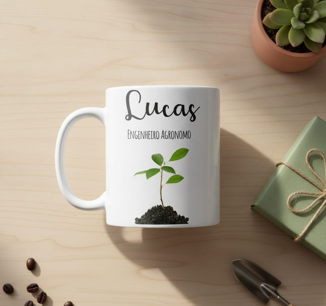 Caneca Personalizada Agronomia Profissão Engenheiro Agrônomo
