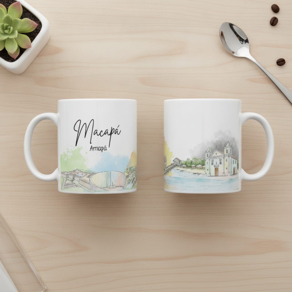 Caneca Personalizada Amapá Lembrança Cidade Macapá - Outros (Macapá)