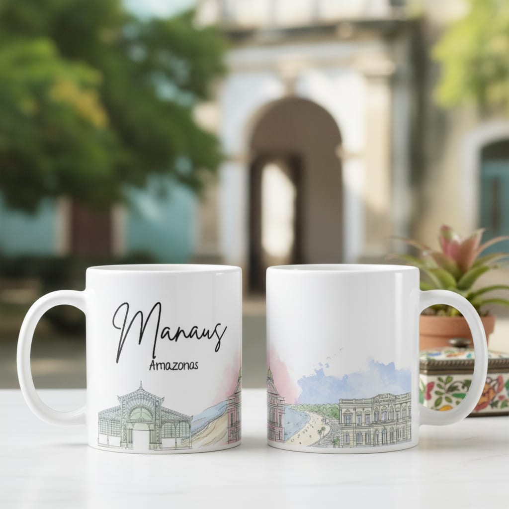 Caneca Personalizada Amazonas Lembrança Cidade Manaus - Outros (Manaus)