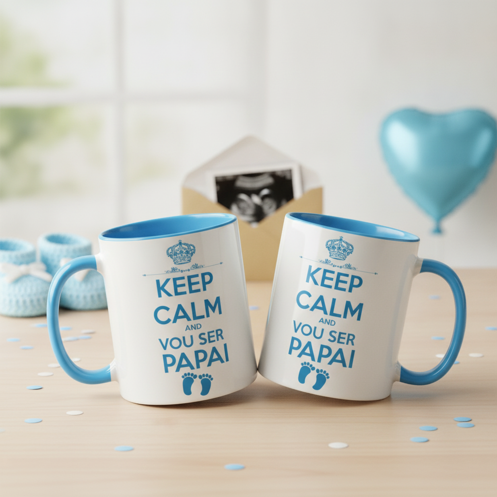 Caneca Personalizada Anúncio de Gravidez Pai Keepcalm - Anúncio de Gravidez (Pai)