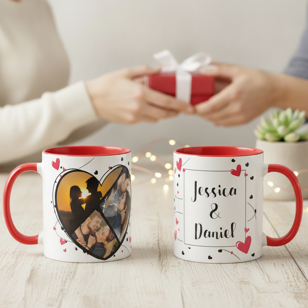 Caneca Personalizada Com Foto Para Casal - Dia Dos Namorados - Outros (Casal)