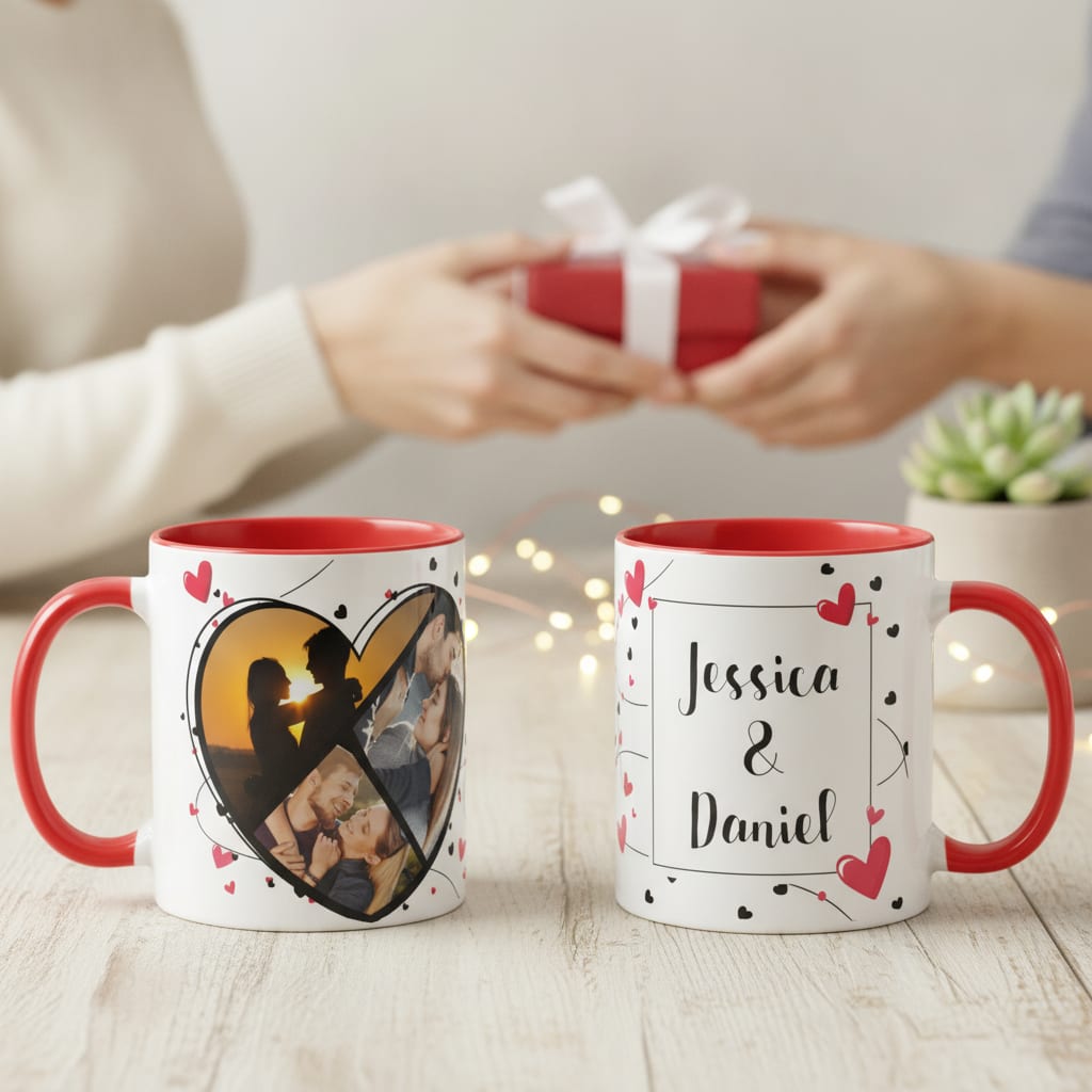 Caneca Personalizada Com Foto Para Casal - Dia Dos Namorados - Outros (Casal)