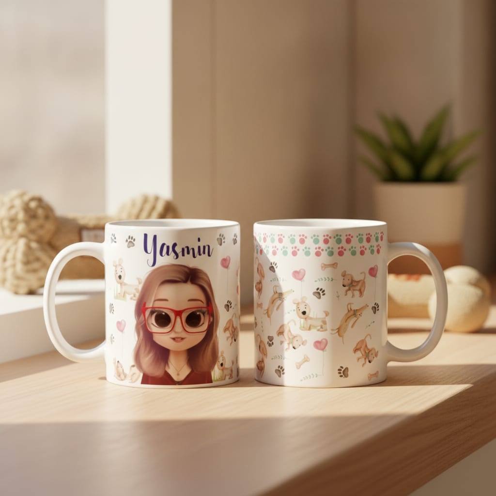 Caneca Personalizada Criativa de Vira Lata Neutra com Avatar - Outros (Cachorro)