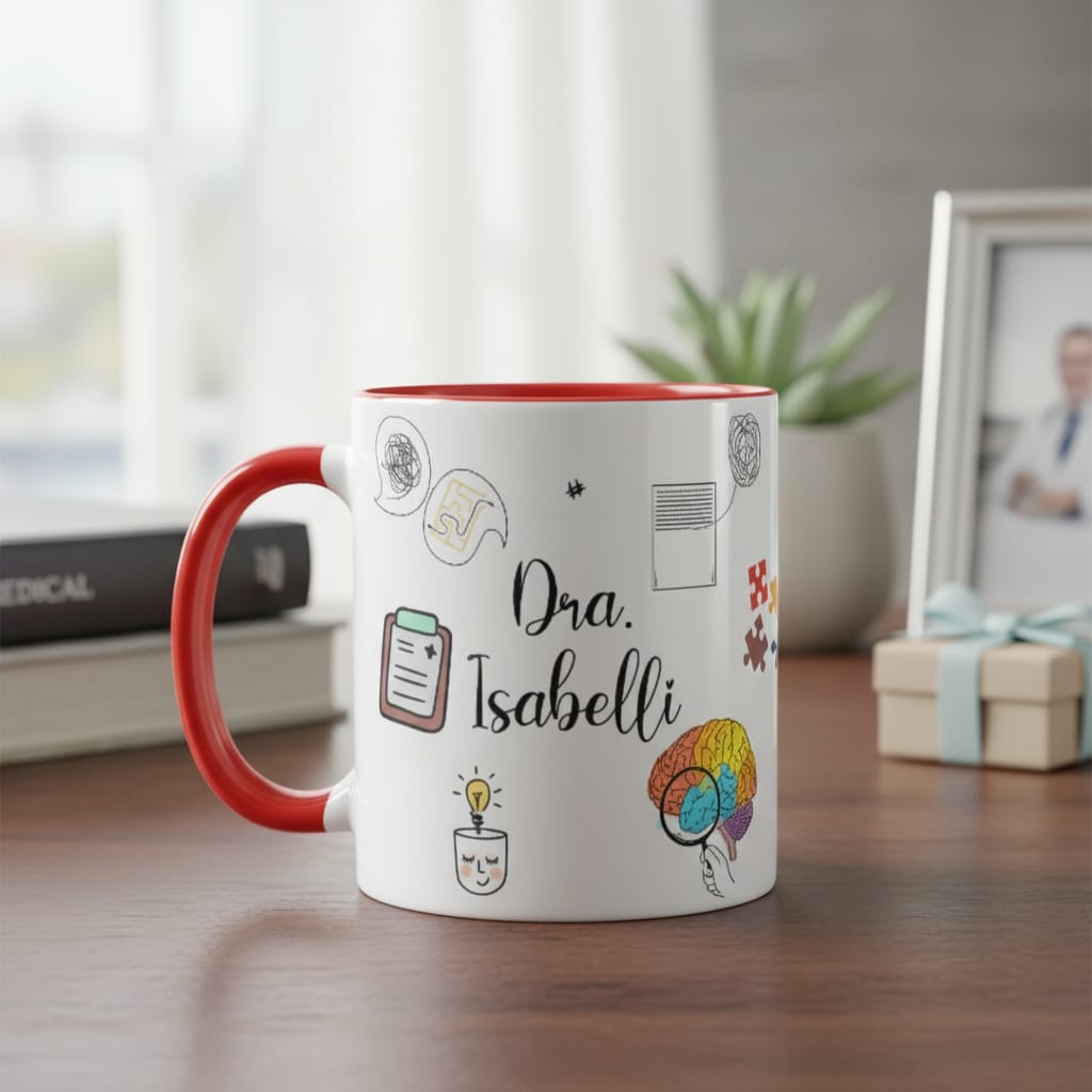 Caneca Personalizada Criativa Médico Psiquiatra Psiquiatria