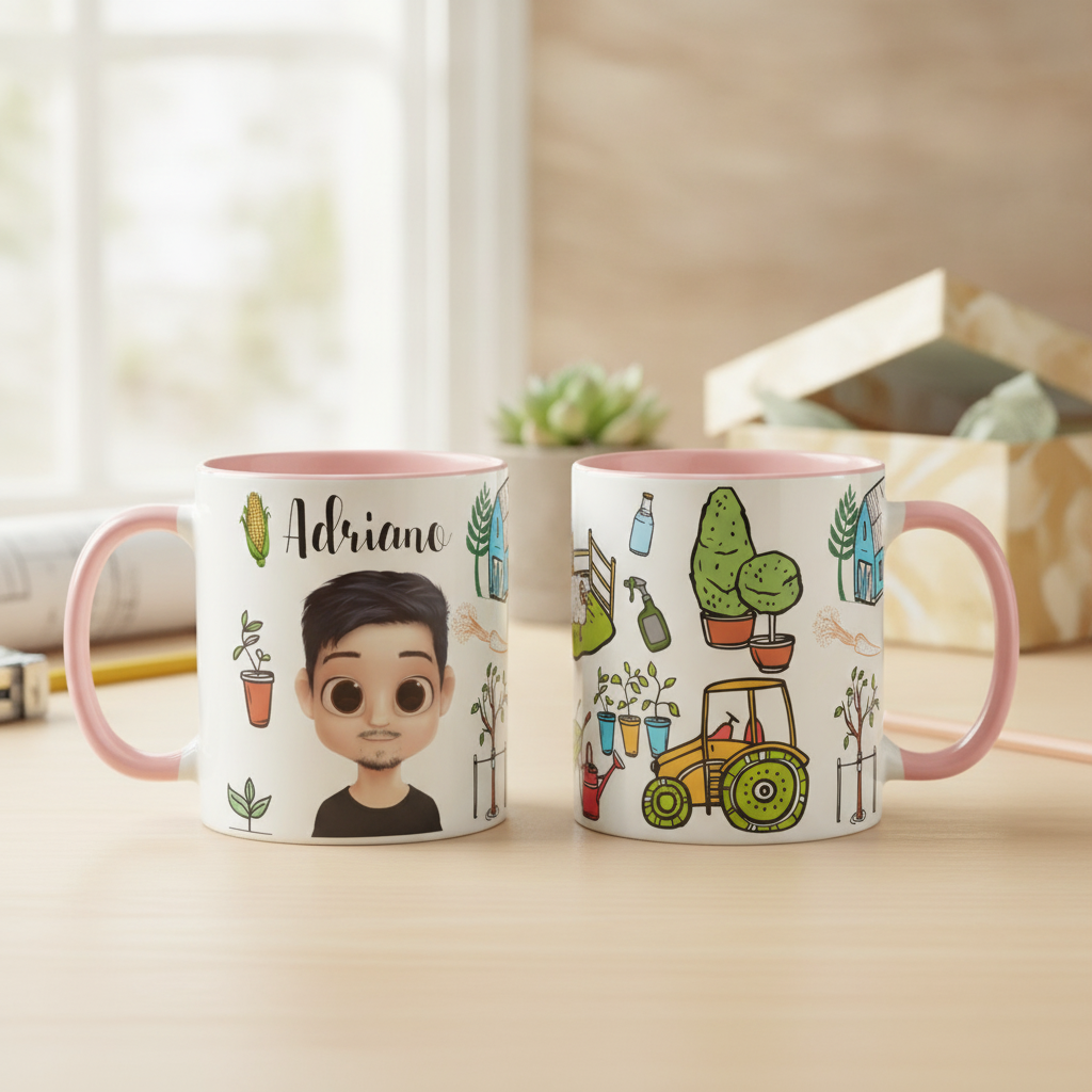 Caneca Personalizada Criativa Profissão Engenheira Agrônoma - Profissões (Engenheiro(a))