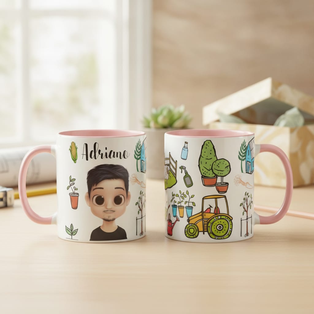 Caneca Personalizada Criativa Profissão Engenheira Agrônoma - Profissões (Engenheiro(a))