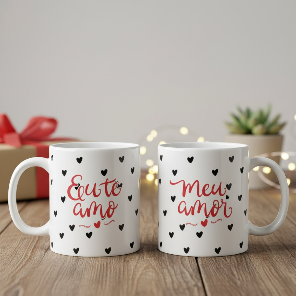 Caneca Personalizada Dia Dos Namorados Eu Te Amo