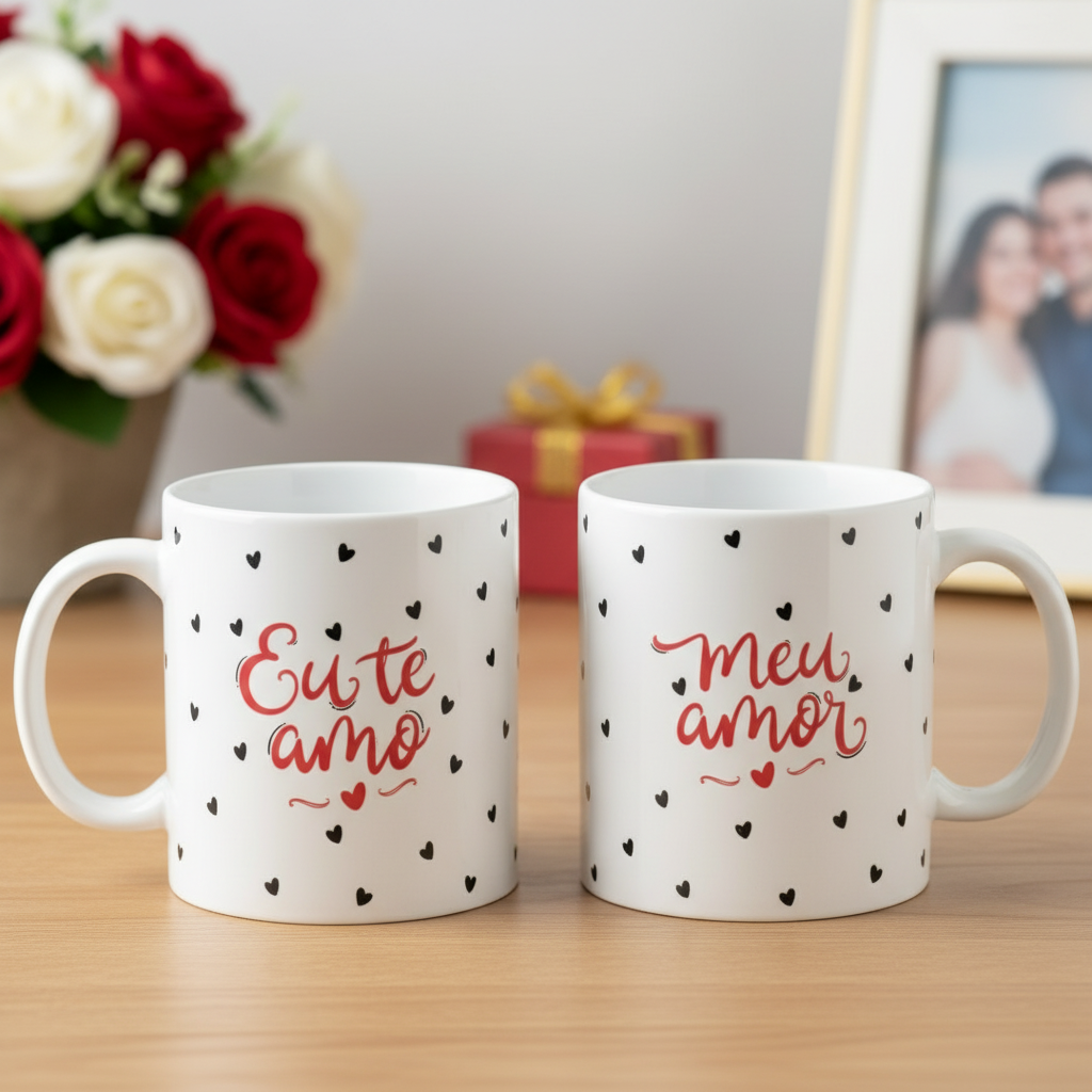 Caneca Personalizada Dia Dos Namorados Eu Te Amo - Outros (Casal)