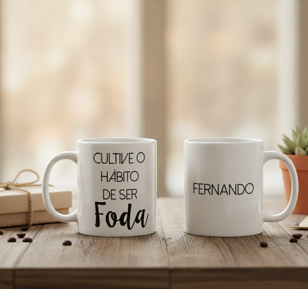 Caneca Personalizada e Divertida de Presente Amigos Ser Foda - Outros (Amigo(a))