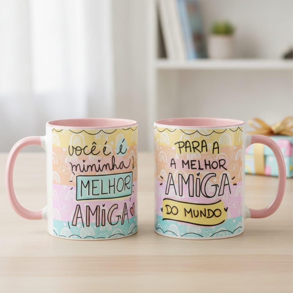 Caneca Personalizada e Divertida para a Minha Melhor Amiga - Outros (Amigo(a))