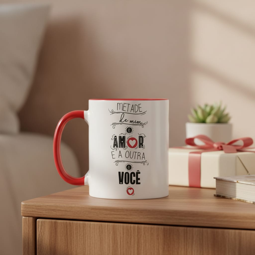 Caneca Personalizada e Romântica para o Dia dos Namorados - Outros (Casal)