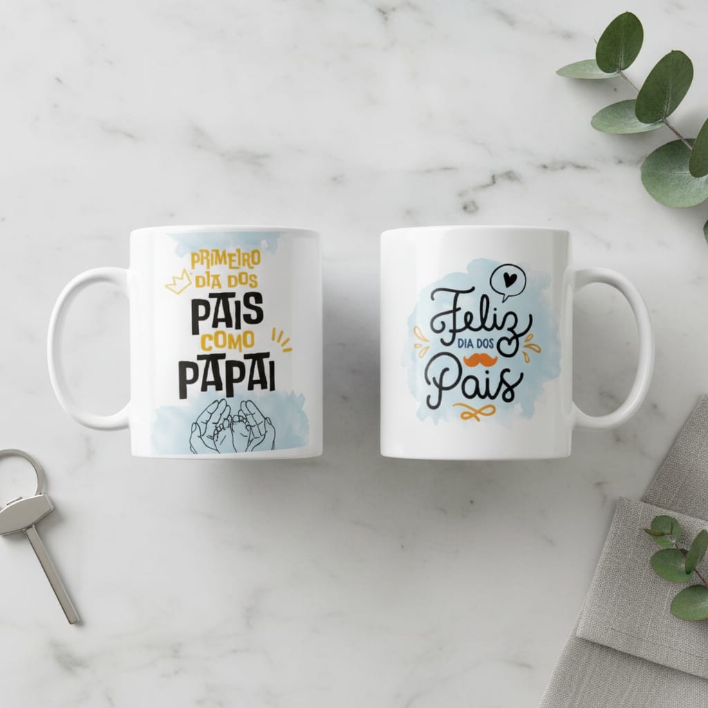 Caneca Personalizada Família Primeiro Dia dos Pais Como Pai - Família (Pai)