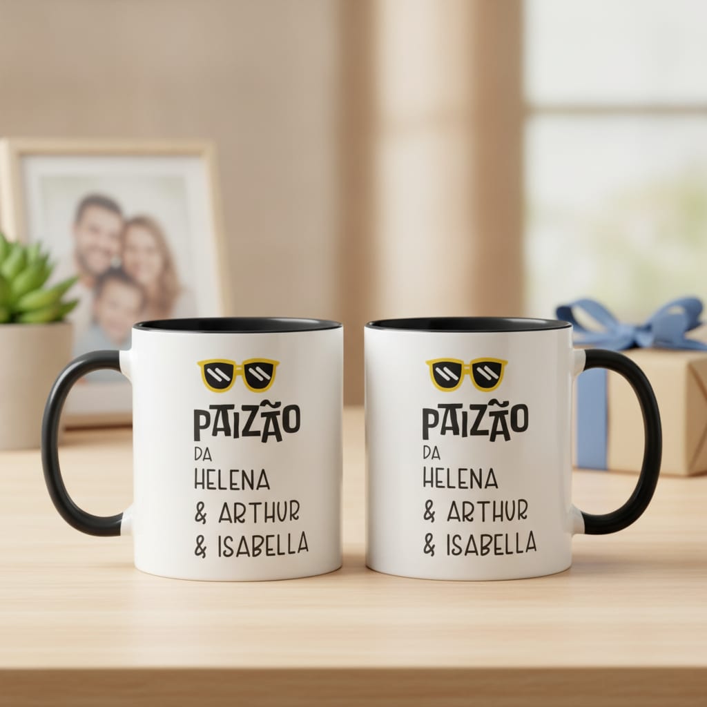 Caneca Personalizada Filhos Presente Especial para o Paizão - Família (Pai)