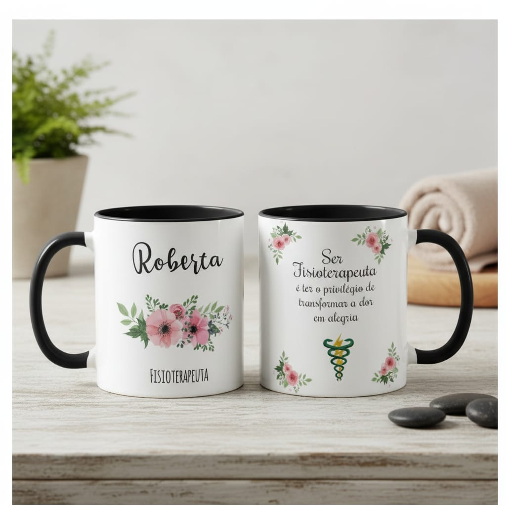 Caneca Personalizada Fisioterapia Profissão Fisioterapeuta - Profissões (Fisioterapeuta)