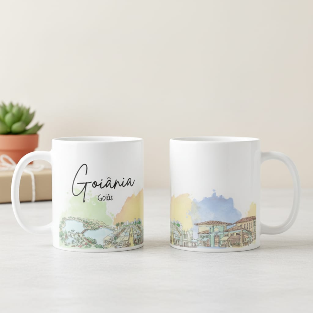 Caneca Personalizada Goias Lembrança Cidade Goiânia - Outros (Goiânia)