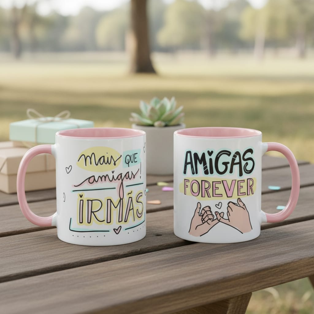 Caneca Personalizada Mais que Amiga Irmãs - Outros (Amigo(a))