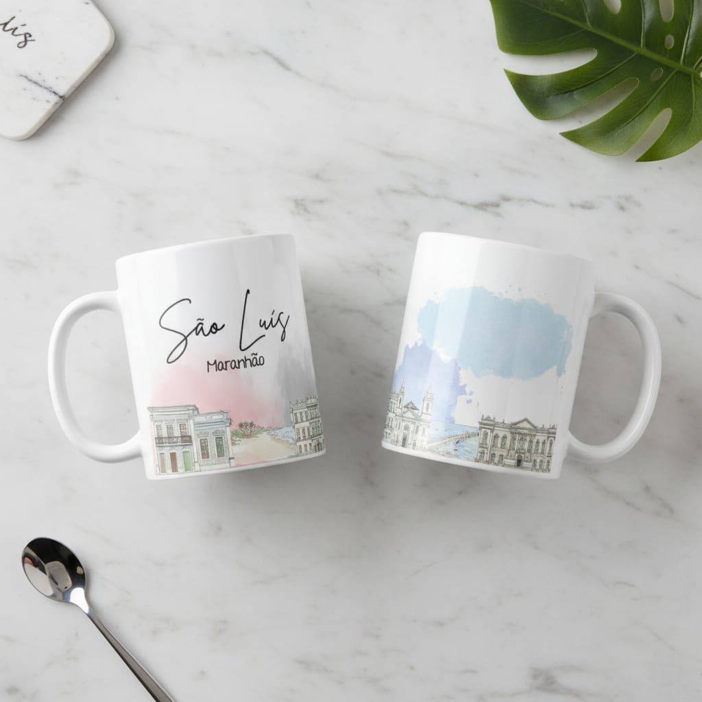 Caneca Personalizada Maranhão Lembrança Cidade São Luís - Outros (São Luís)