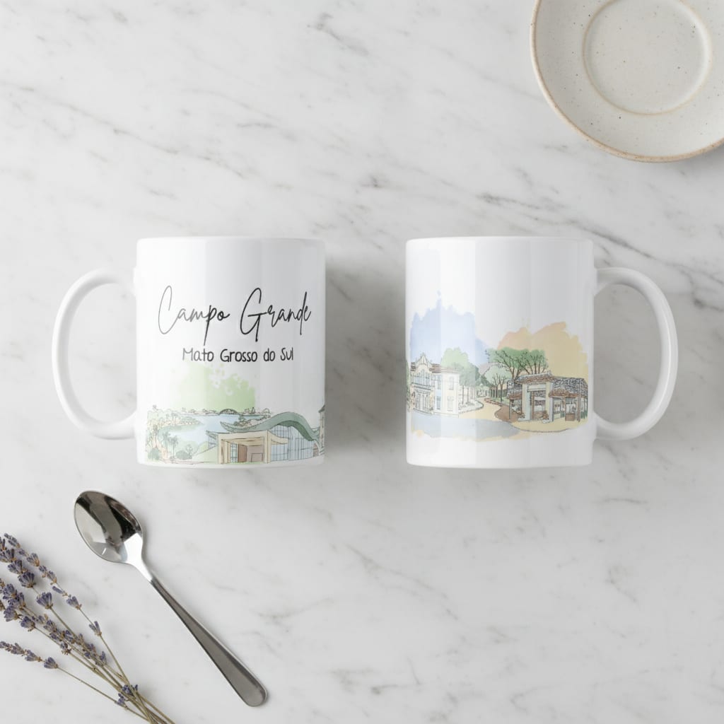 Caneca Personalizada Mato Grosso do Sul Lembrança Cidade Campo Grande - Outros (Campo Grande)