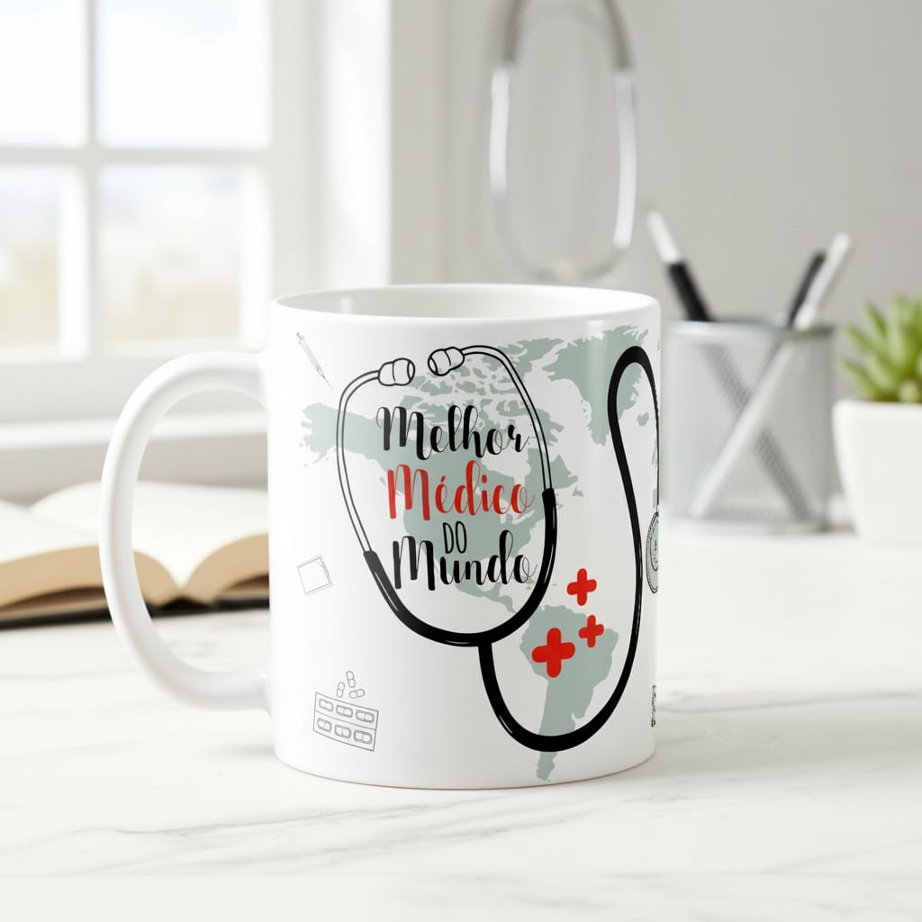 Caneca Personalizada Melhor Médico do Mundo