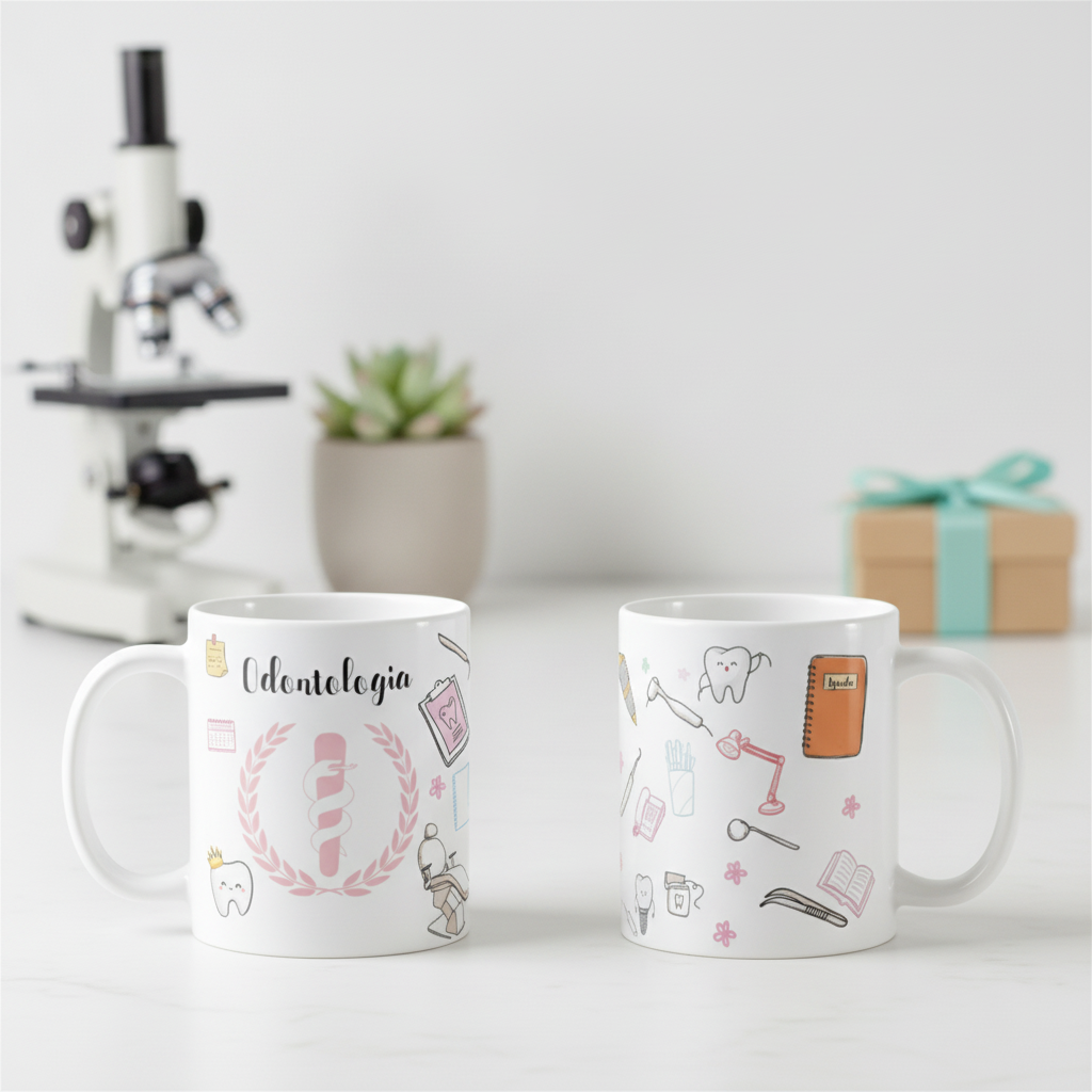 Caneca Personalizada Odontologia Presente Especial Dentista