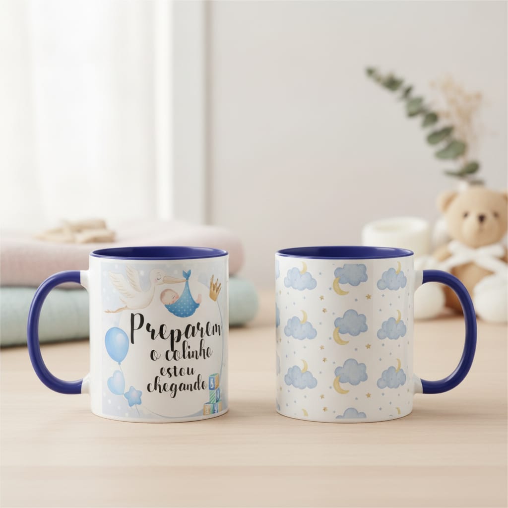 Caneca Personalizada para Anunciar Gravidez Amigos Família - Anúncio de Gravidez (Família/Geral)