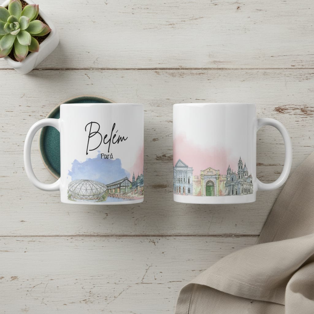 Caneca Personalizada Pará Lembrança Cidade Belém - Outros (Belém)