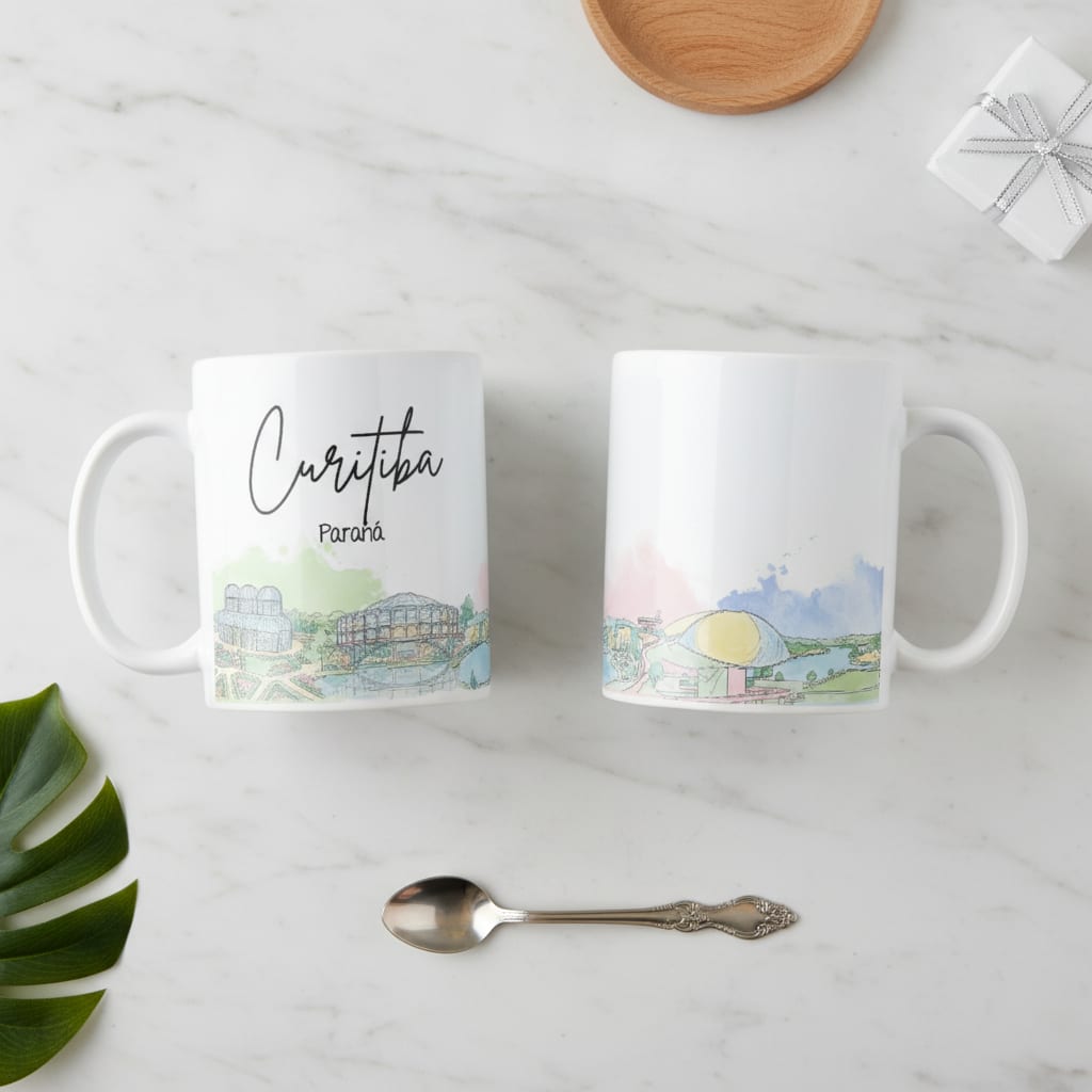 Caneca Personalizada Paraná Lembrança Cidade Curitiba - Outros (Curitiba)