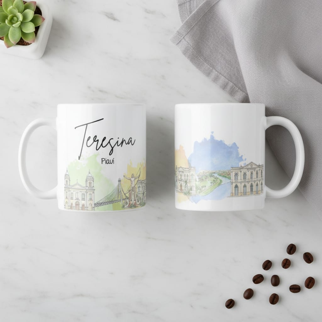 Caneca Personalizada Piauí Lembrança Cidade Teresina - Outros (Teresina)
