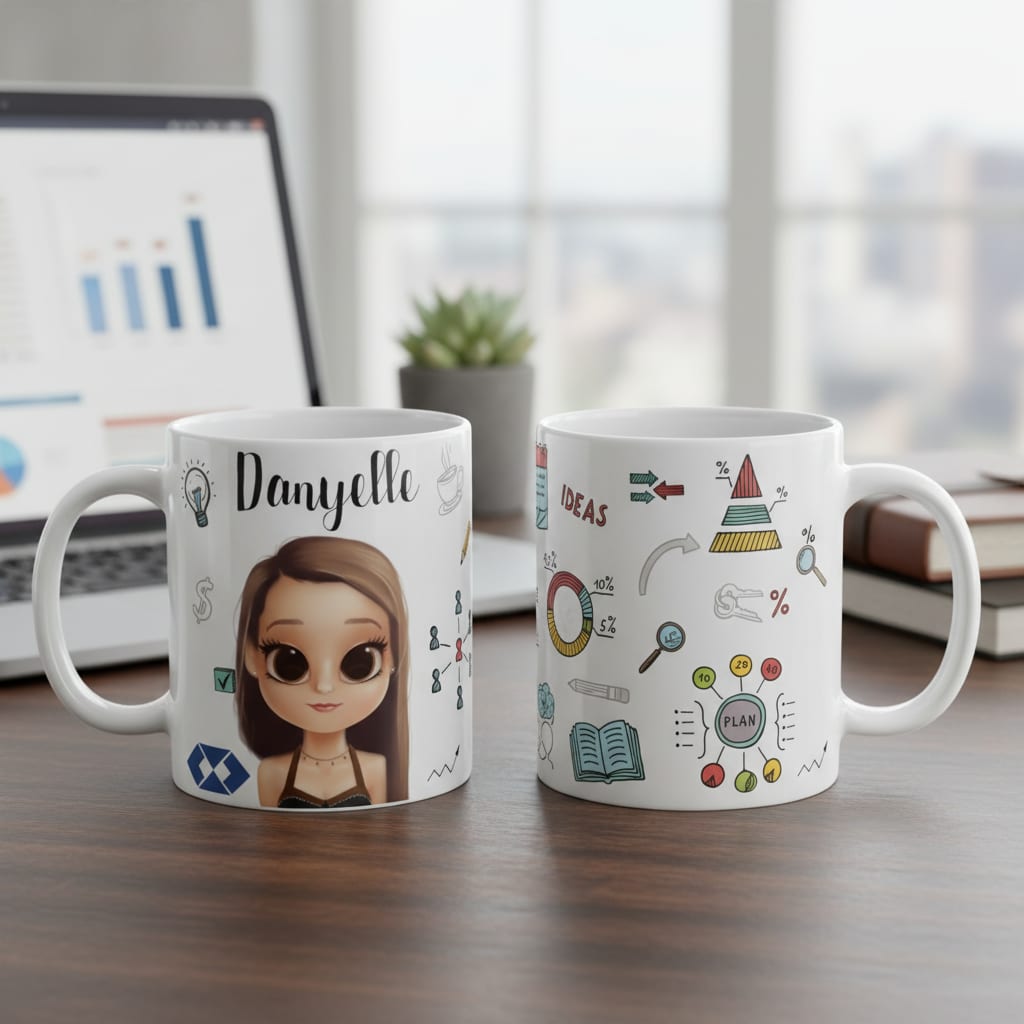 Caneca Personalizada Presente Administrador Administração - Profissões (Administrador(a))
