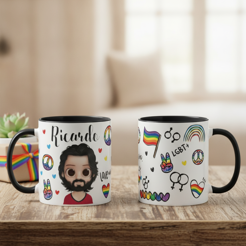 Caneca Personalizada Presente Criativo Namorado Lgbt Gay - Outros (Casal)