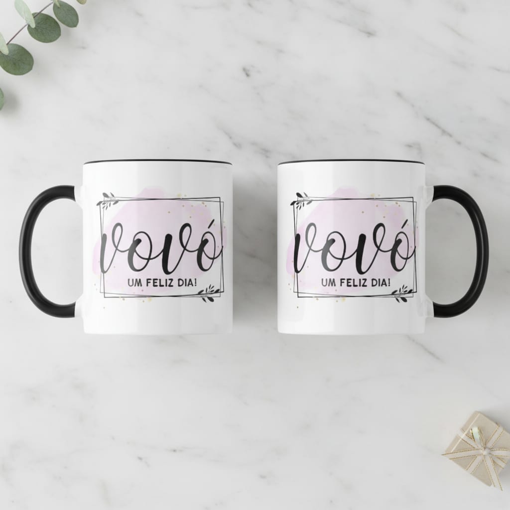 Caneca Personalizada Presente Dia dos Avós Vovó - Família (Avó)