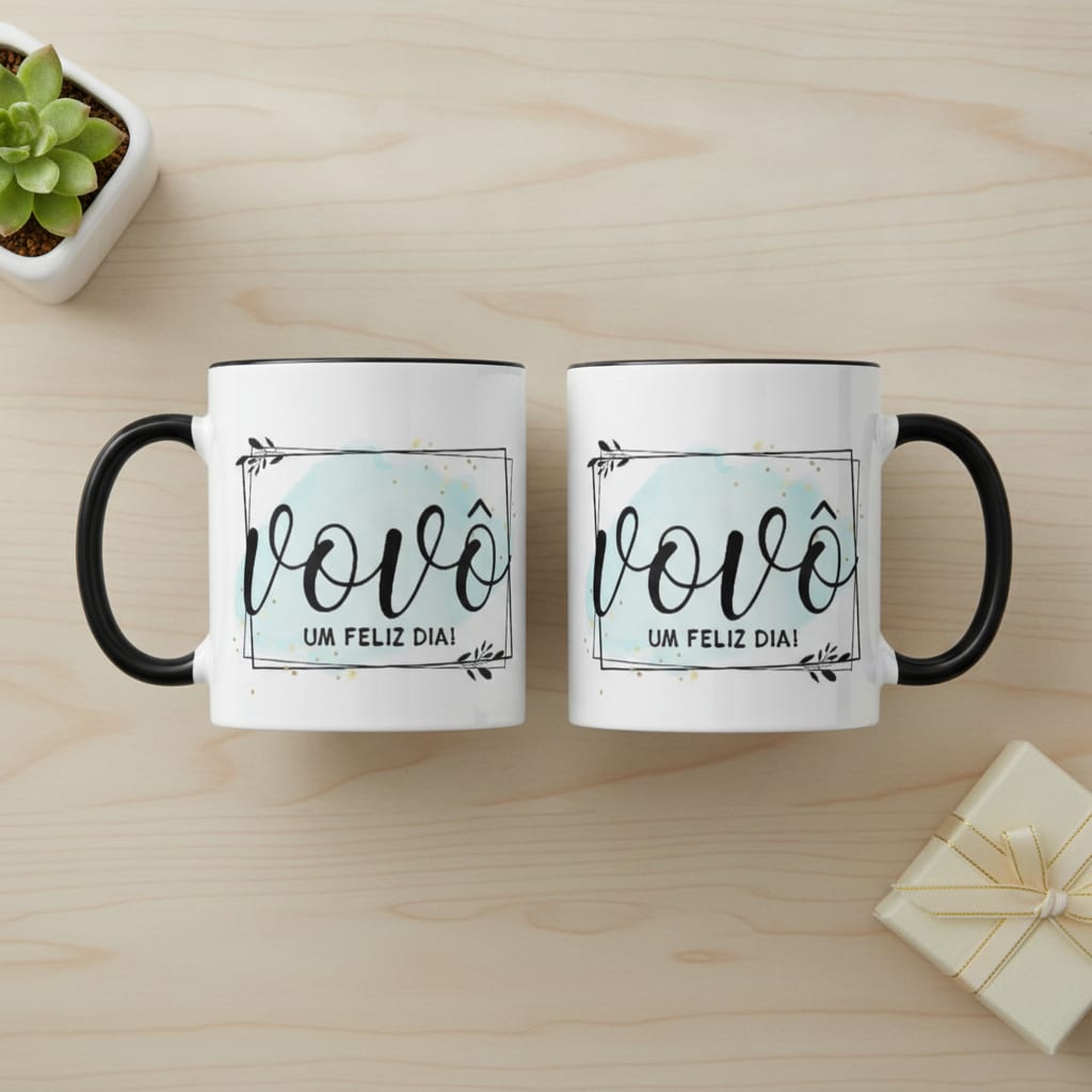 Caneca Personalizada Presente Dia dos Avós Vovô - Família (Avô)