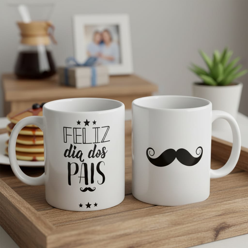 Caneca Personalizada Presente Dia Dos Pais Pronta Entrega - Família (Pai)