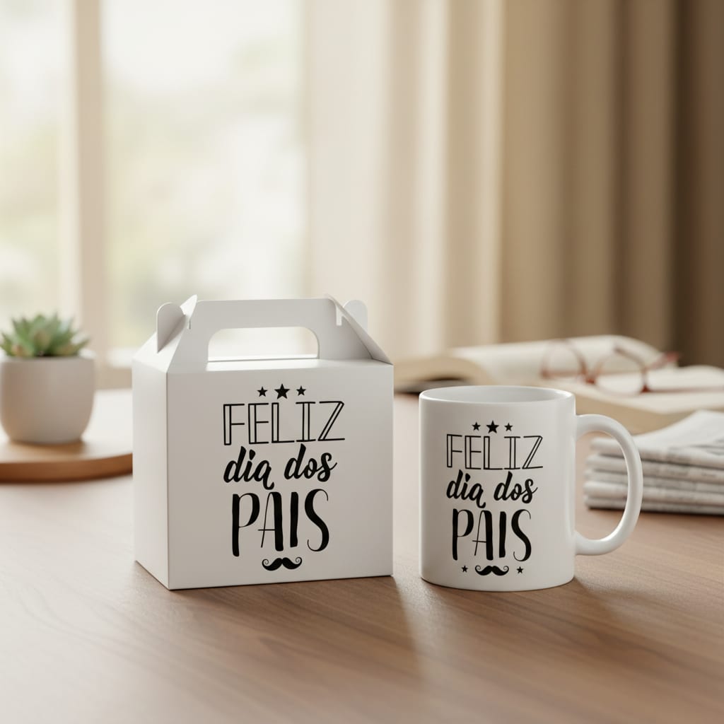 Caneca Personalizada Presente Dia Dos Pais Pronta Entrega
