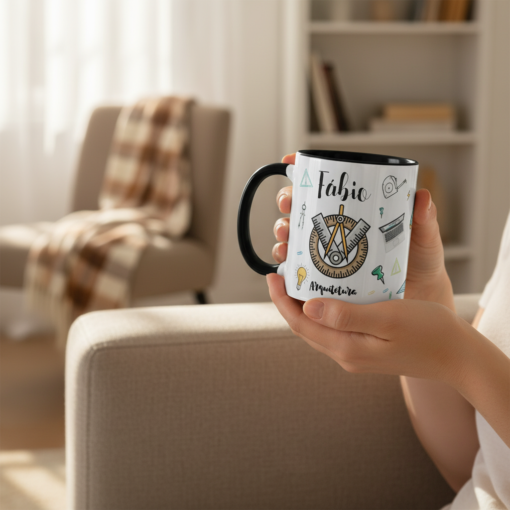 Caneca Personalizada Presente Especial Arquitetura